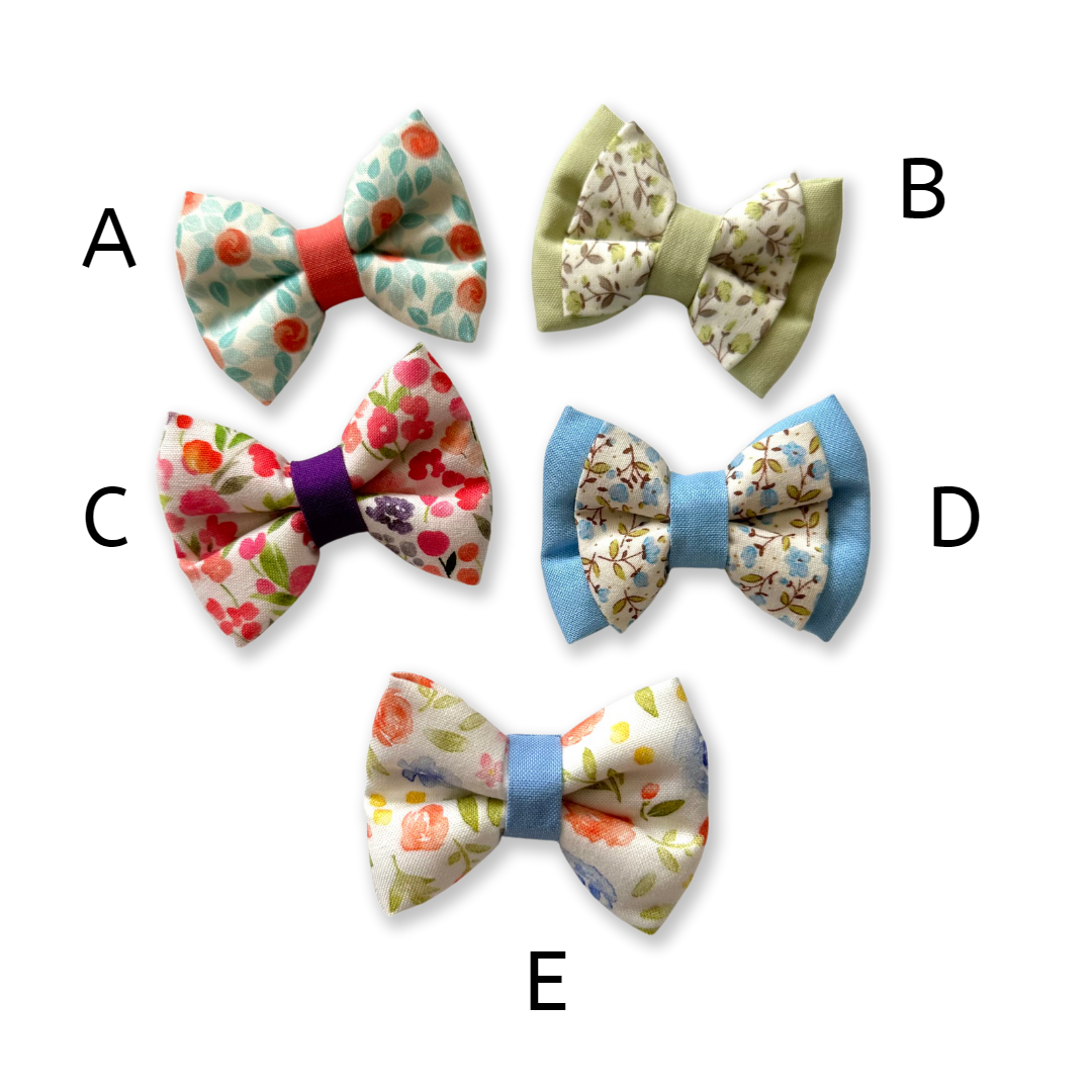 Floral Hair Clips (for Humans)