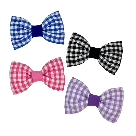 Gingham Classic Bow (Size M)